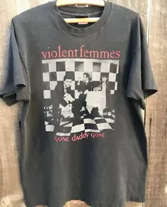 [Sale Up To 50%] Violent Femmes Shirt, Violent Femmes Band Charcoal Cotton T-Shirt Unisex S-5Xl