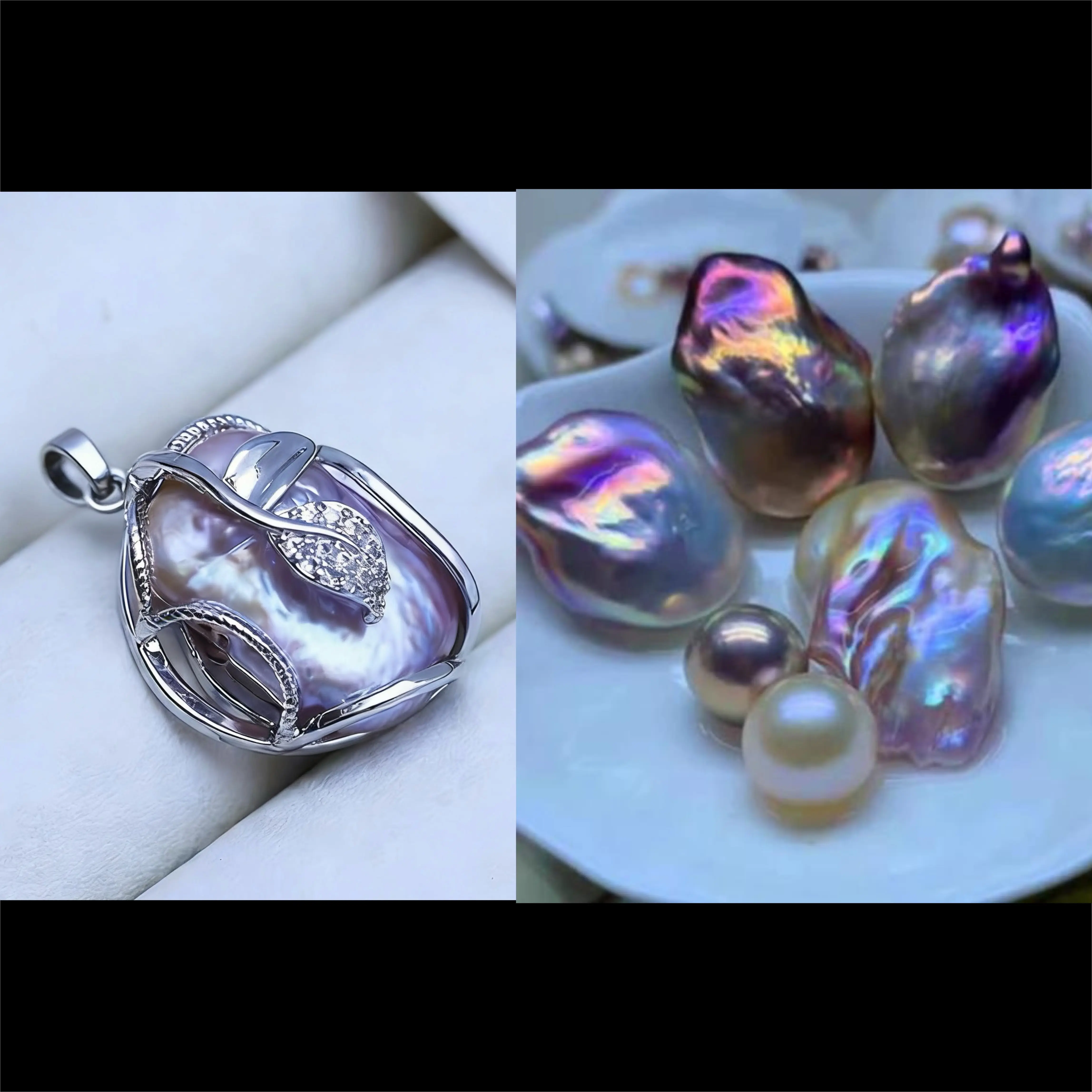 1 pendant + 2 pcs UFO (Min 2 UFO pearl)