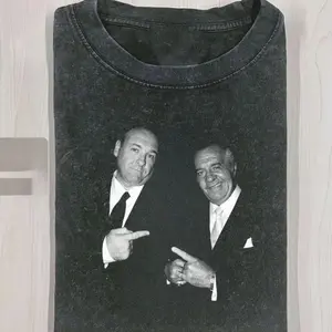 Vintage Mafia Graphic Tee, The Sopranos Tony Soprano Shirt, Retro Streetwear, Gift for Mafia Fans, TV Show Inspired T-shirt 7JN