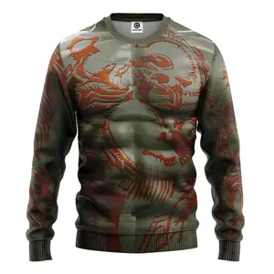 3D Guardian Of The Galaxy Drax The Destroyer Sweater Apparel