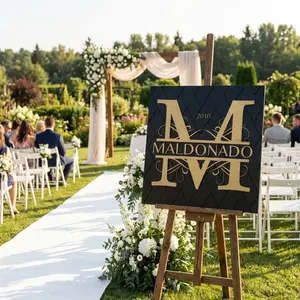 Monogram Name Hand Crafted Business, Wedding, Home Decor
