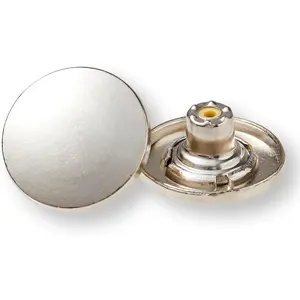 Alloy 20mm 10 count Jeans Button for Replacement DIY,Super Hard,Quick Install,No Sewing,&Clothes Protected,with Screw and Tool()