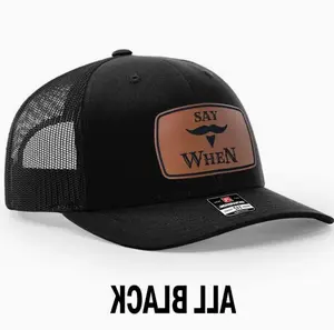 Doc Holliday "Say When" Hat – Classic Snapback Trucker Cap, Adjustable Baseball Hat, Western Cowboy Style, Tombstone Movie Quote Gift
