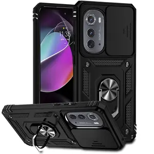 Full Cover For Motorola Edge 2022 Case For Moto Edge 2022 Push Window Magnetic Phone Holder Back Case For Moto Edge 2022 Case