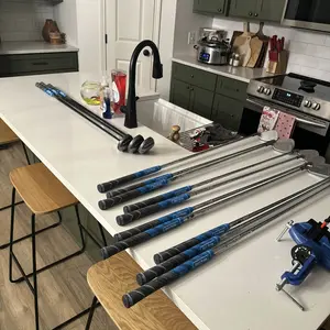 High-performance Golf Iron Grip, 13pcs/set Natural Rubber Enhanced Grip with Durable Anti-slip Design, Professional Golf Club Grip for Men & Women Standard Mid-Size Golf Club Grip Set new jumbo golf grip golf hybrid set swag Waterproof golf head covers