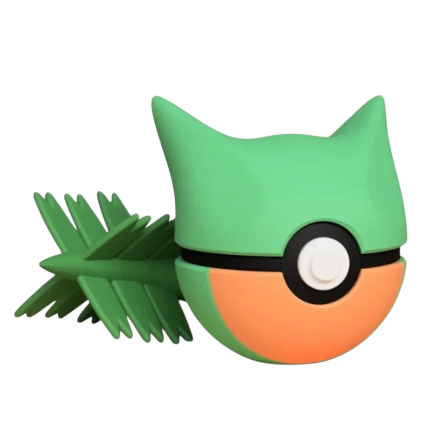 Sceptile Poke Ball - Inspired 3D Printed Collectible
