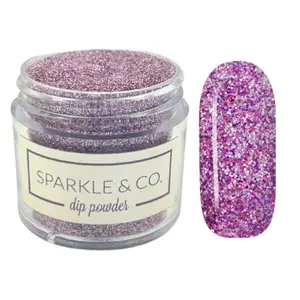 Sparkle & Co. Dip Powders – Secret Menu: Unicorn Hair mini Dipping Powder - 1 Jar Lasts 5-7 Manis