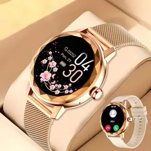 A stylish and sophisticated smartwatch for 2026, featuring wireless calling and message notifications, a menstrual cycle function, and multiple sports modes, suitable for daily office work, fitness, and training. A perfect holiday gift!