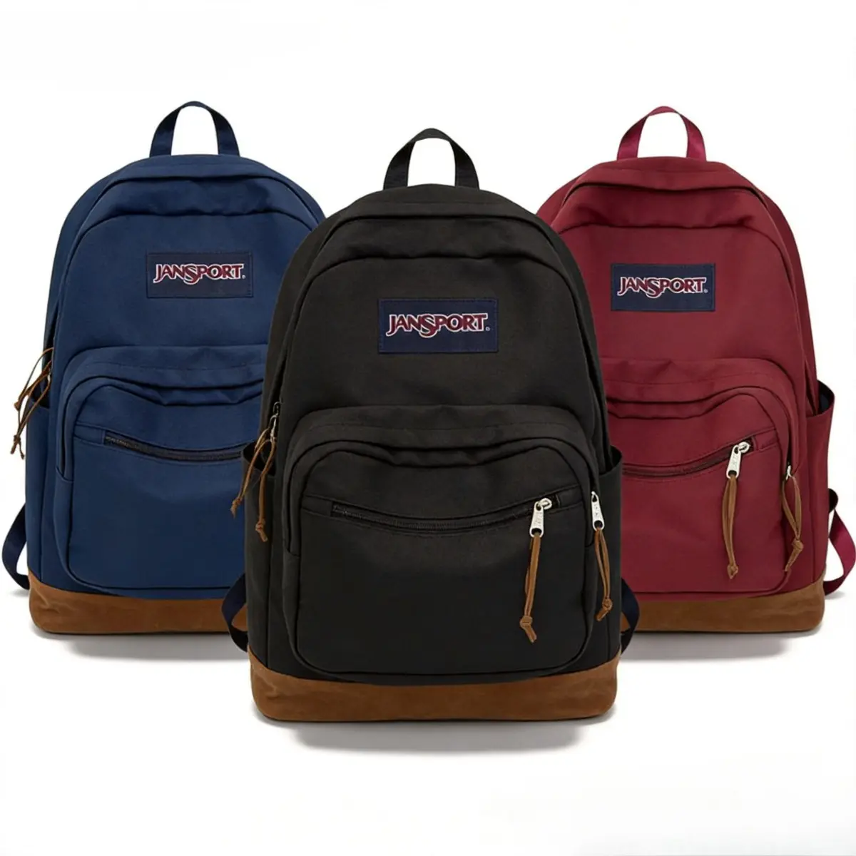 JanSport Cool Backpack with 15 Laptop Case, Large Computer Bag Backpack with 2 Compartments, Ergonomic Strap, Red
