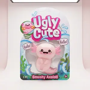 Ugly Cute Smushy Axolotl Squishy Toy | Mystery Color | Slow Rise Stress Relief