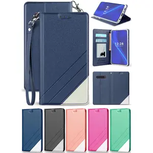Case for Galaxy S10, New Infolio Wallet Credit Card Slot ID Cover, View Stand [with Wrist Strap Lanyard] for Samsung Galaxy S10 Phone (SM-G973)