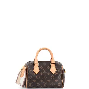 Pre-owned Louis Vuitton material Messenger Bags Speedy Bandouliere Bag Monogram Canvas 20 by Rebag