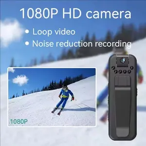 Wearable Sports Camera with Night Vision, USB Rechargeable Sport Dv Camera, Ideal for Safety and Outdoor Activities