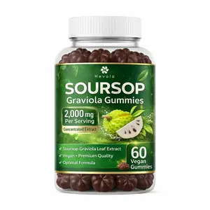 Soursop Graviola Gummies, 2,000mg per Serving – 100% from Natural Soursop Graviola Leaves Extract, Vegan, Non-GMO, Gluten-Free
