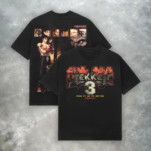 Vintage Tekken 3 PS2 Tee, Y2K Arcade Fighting Game Shirt Unisex