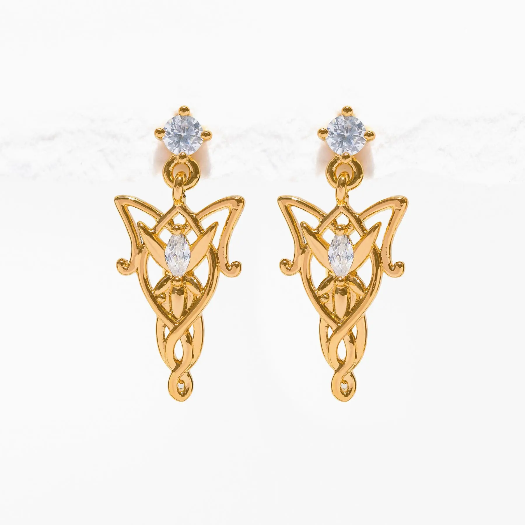 The Lord of the Rings Elven Dangle Earrings