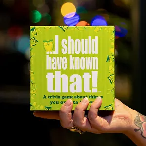 Trivia Knowledge Card Game Funny Question Challenge Tabletop Party Game Fast Paced Brain Teaser Gameplay Educational Social Entertainment Family Gathering Travel Friendly Quiz Competition With Creative General Knowledge Cards And Interactive Conversation