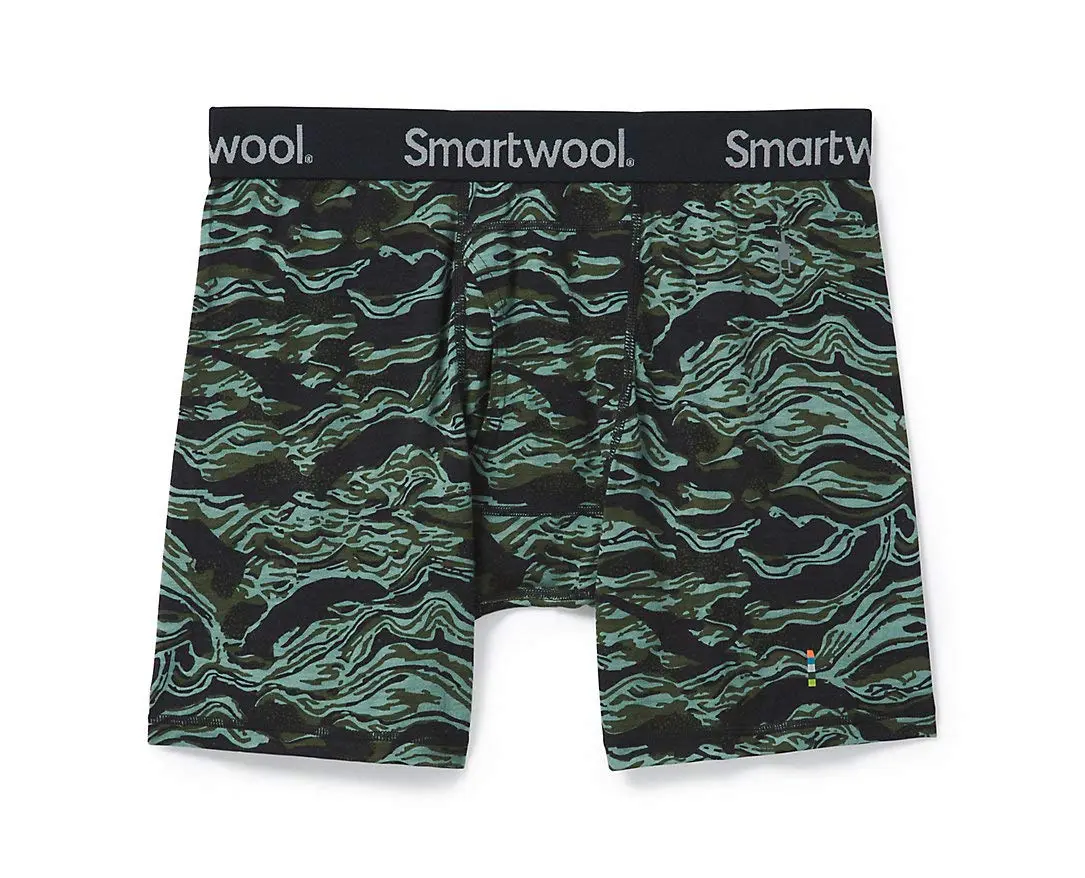 Smartwool Merino 150 Print Boxer Brief Loden Geode Print MD