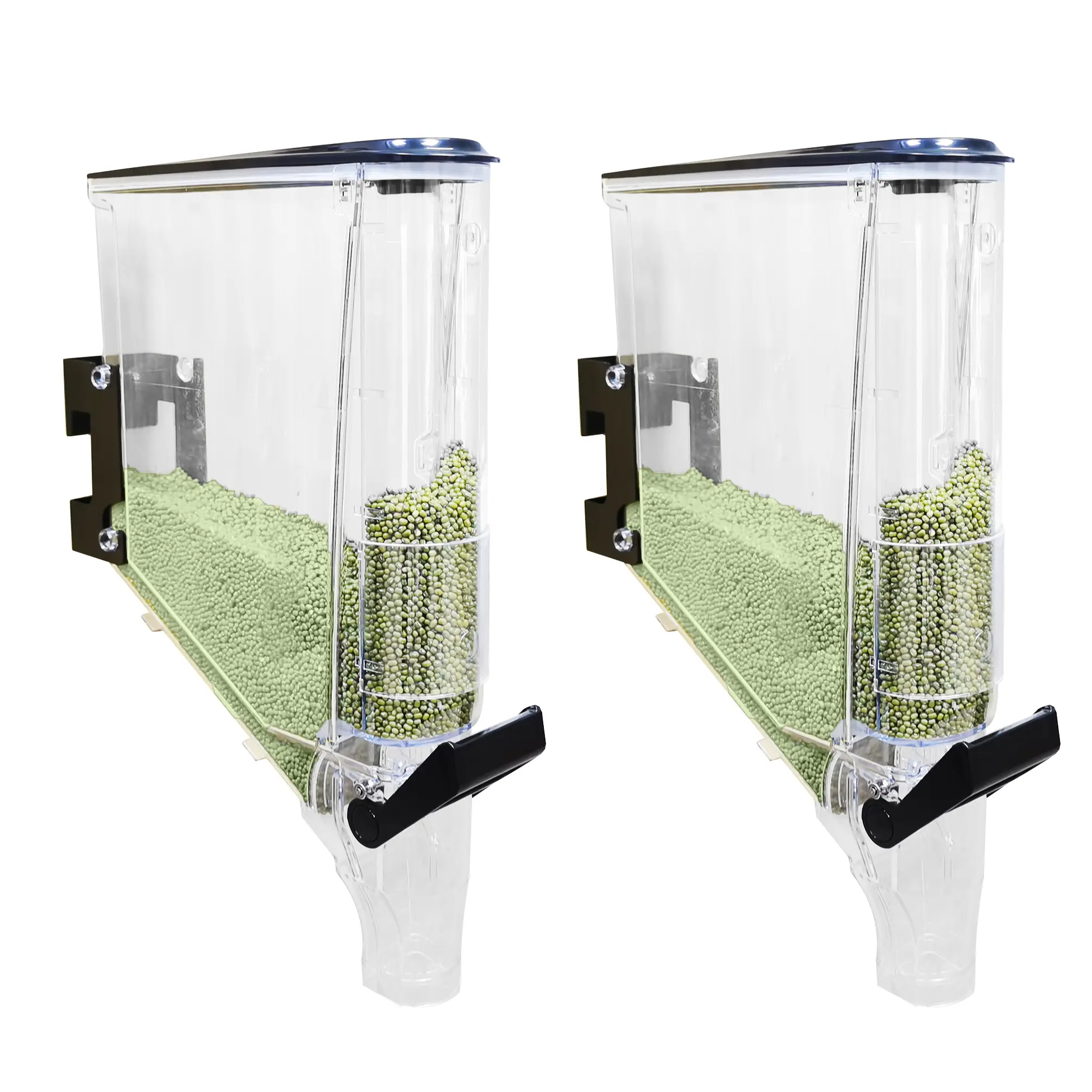 FixtureDisplays® 2.6 Gallon Gravity Bin Food Dispenser Cereal Dispenser Candy Dispenser 15774-2PK-NF