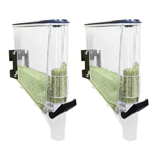 FixtureDisplays® 2.6 Gallon Gravity Bin Food Dispenser Cereal Dispenser Candy Dispenser 15774-2PK-NF