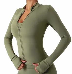 Woman Full Zip / Thumbholes Track Ava Jacket compression tops