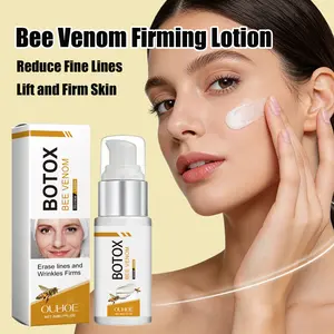 Ouhoe Bee Venom Facial Serum Lotion 30ML, Anti-Wrinkle Firming Formula, Hydrating Moisturizing, Glowing Skin, Contains Hyaluronic Acid, Peptides, Collagen