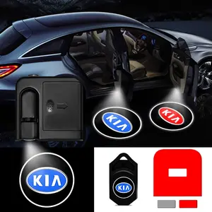 Kia Logo Welcome Light LED Projection Decor, Automatic Door Opening, Night Visibility Enhancement, Must-Have Car Modification Accessory, Car Door Lights