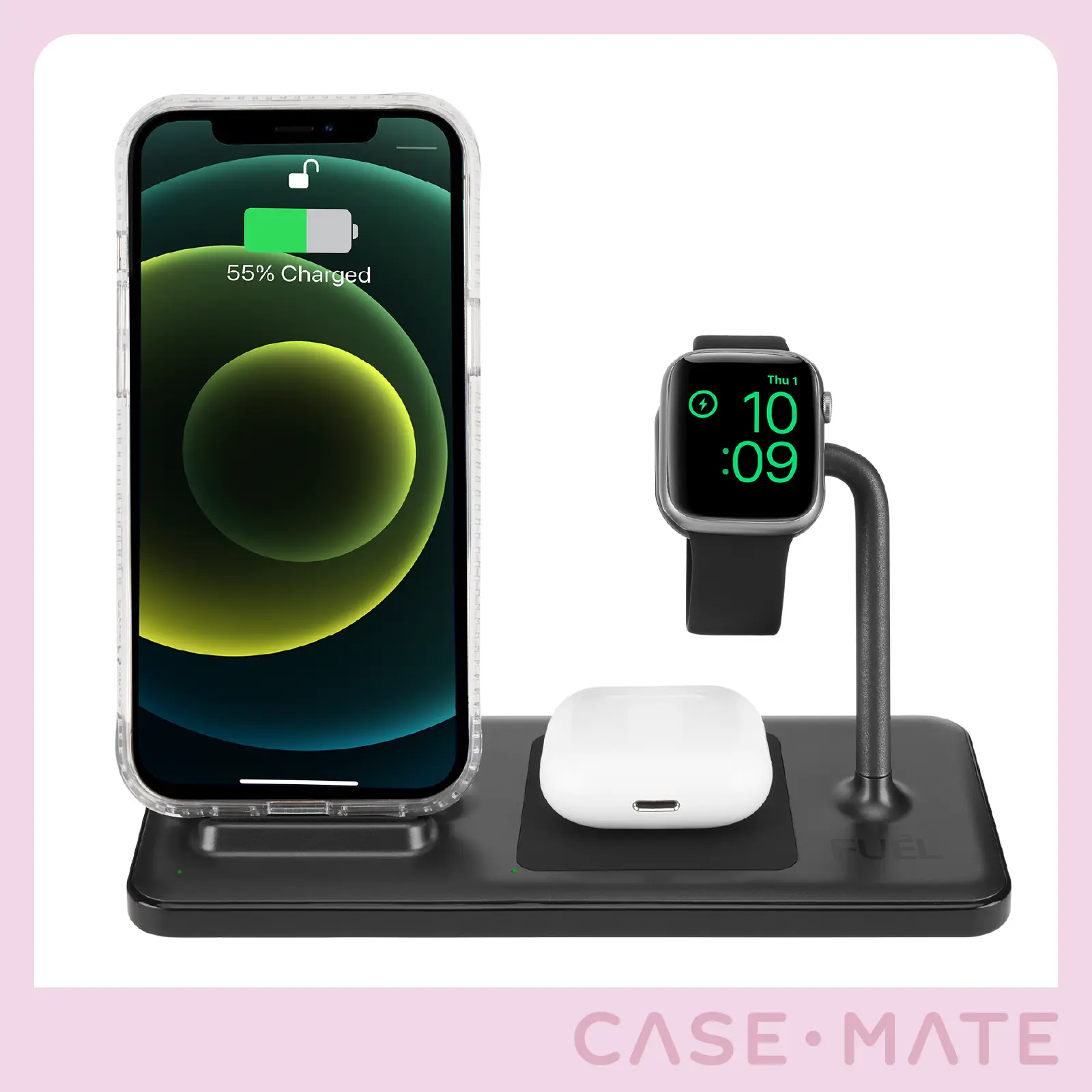 Case-Mate FUEL Power Pack Power Station - Electronic Mobile Multi-Device Charging Pad Charger with Port for Smartphone and Other Devices Case-Mate FUEL Power Pack Power Station - Electronic Mobile Multi-Device Charging Pad Charger with Port for Smartphone and Other Devices