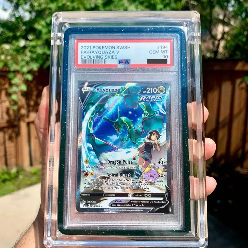 Acrylic Display Case for Graded Cards (For PSA with GradedGuard/Bumpers)
