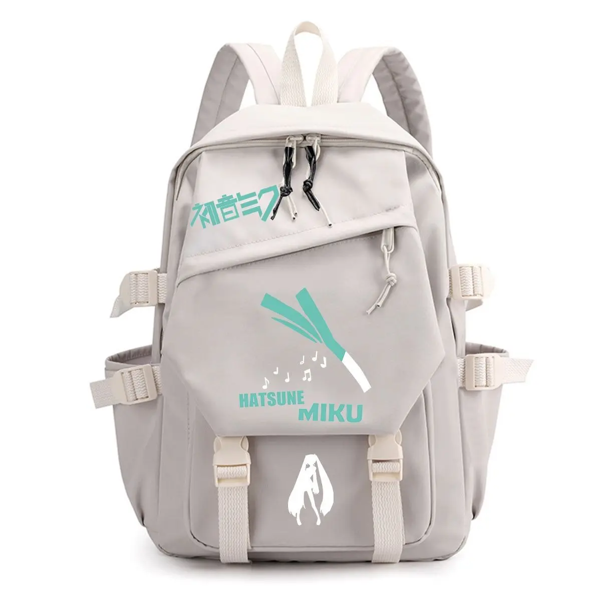 Hatsune Miku Unisex Large-Capacity Backpack – Japanese-Style Trendy "Insta-Worthy" Design