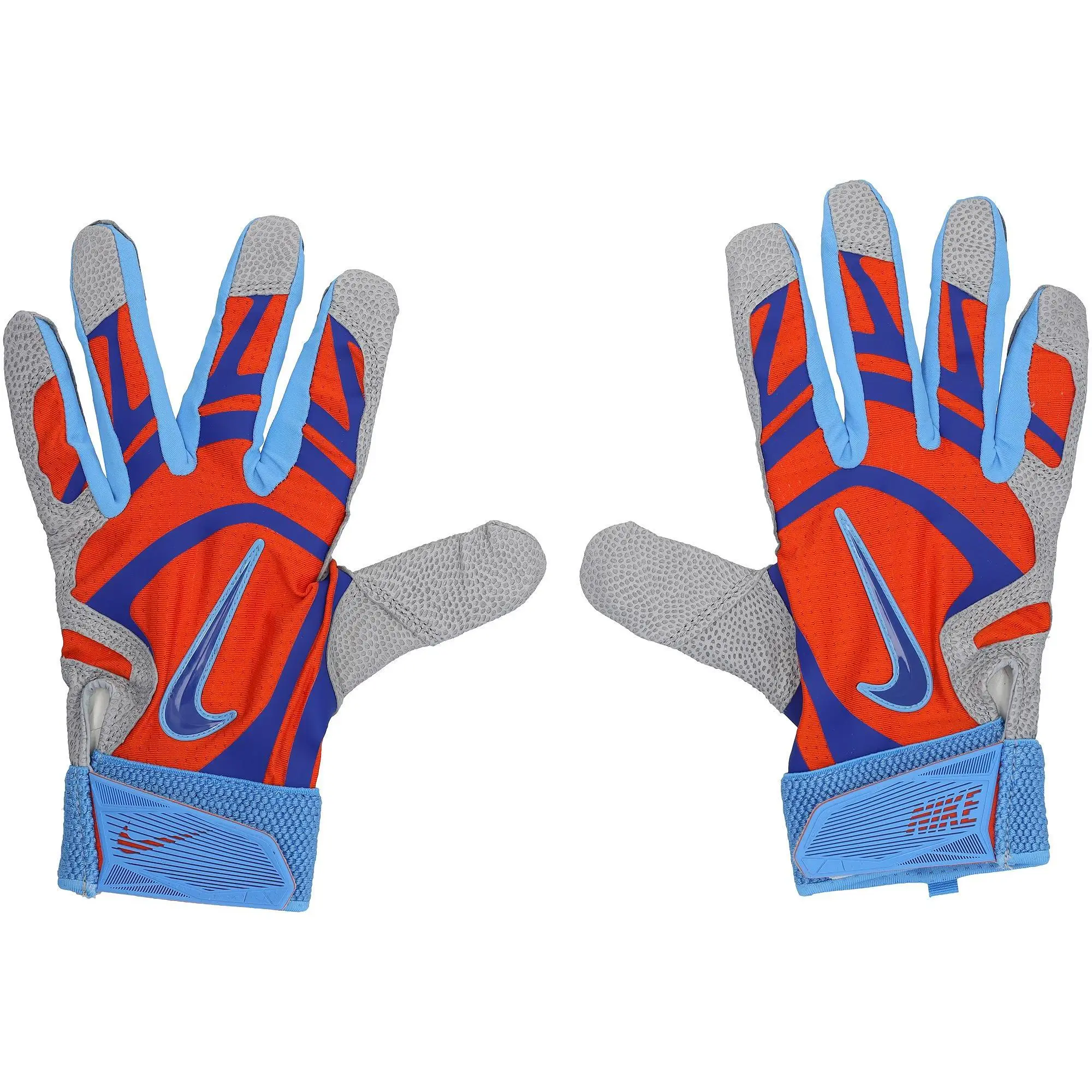 Pete Alonso New York Mets Player-Issued Gray and Orange Nike Batting Gloves from the 2025 MLB Season - Fanatics Authentic Certified