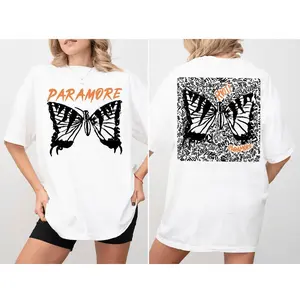 Paramore Tour T-Shirt With Doodles 2-Sided Collection, Clothing