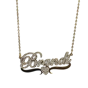 Brandi Crystal Name Necklace