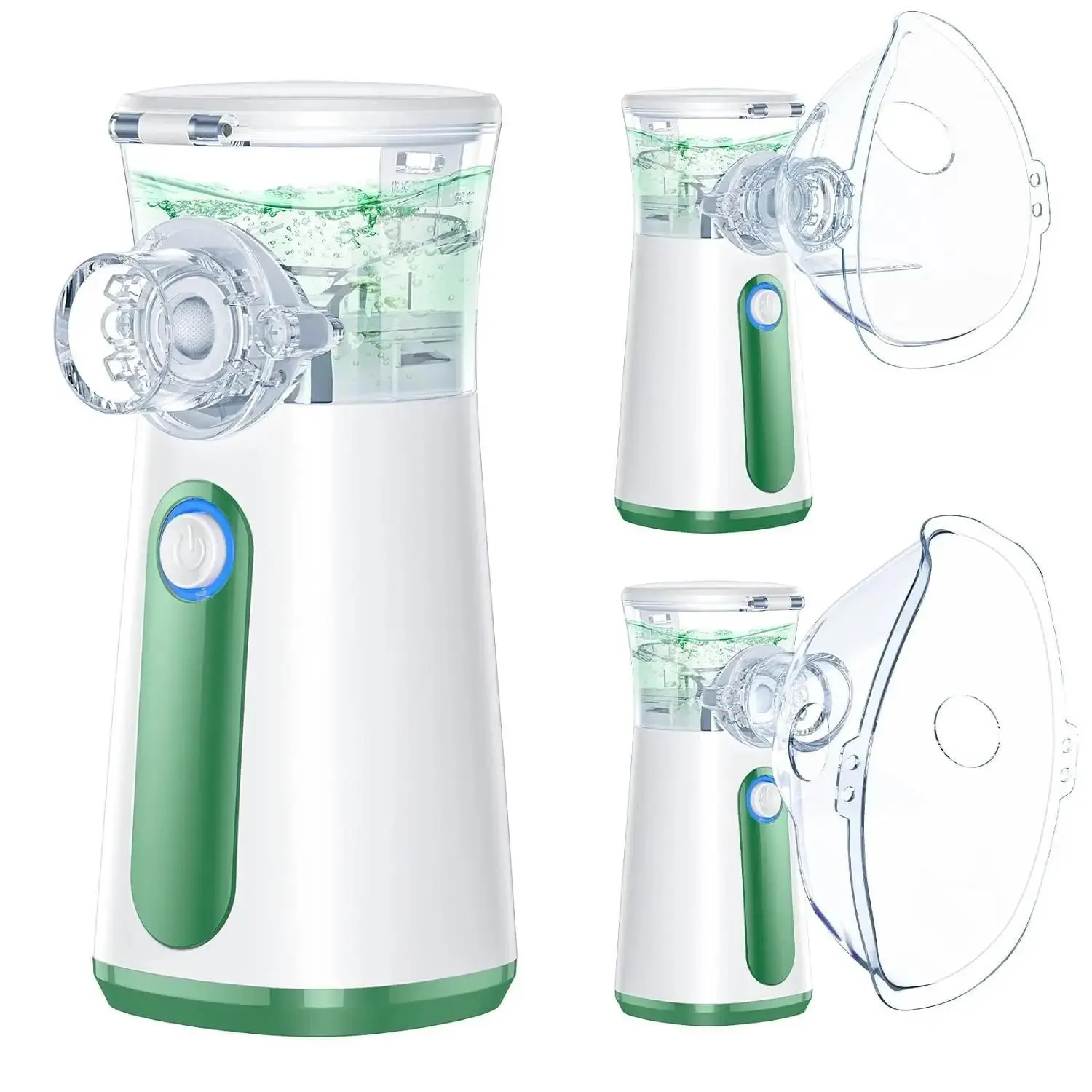 Humudifier Mask Portable Ultrasonic Humidifier Inhaler, Reusable Mask, Simple Operation ...