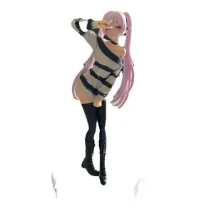 Anime Frieren: Beyond Journey’s End Figure, Sweater Frieren Cute Girl Action Statue, Standing Posture PVC Doll Model, Scene Decoration Gift