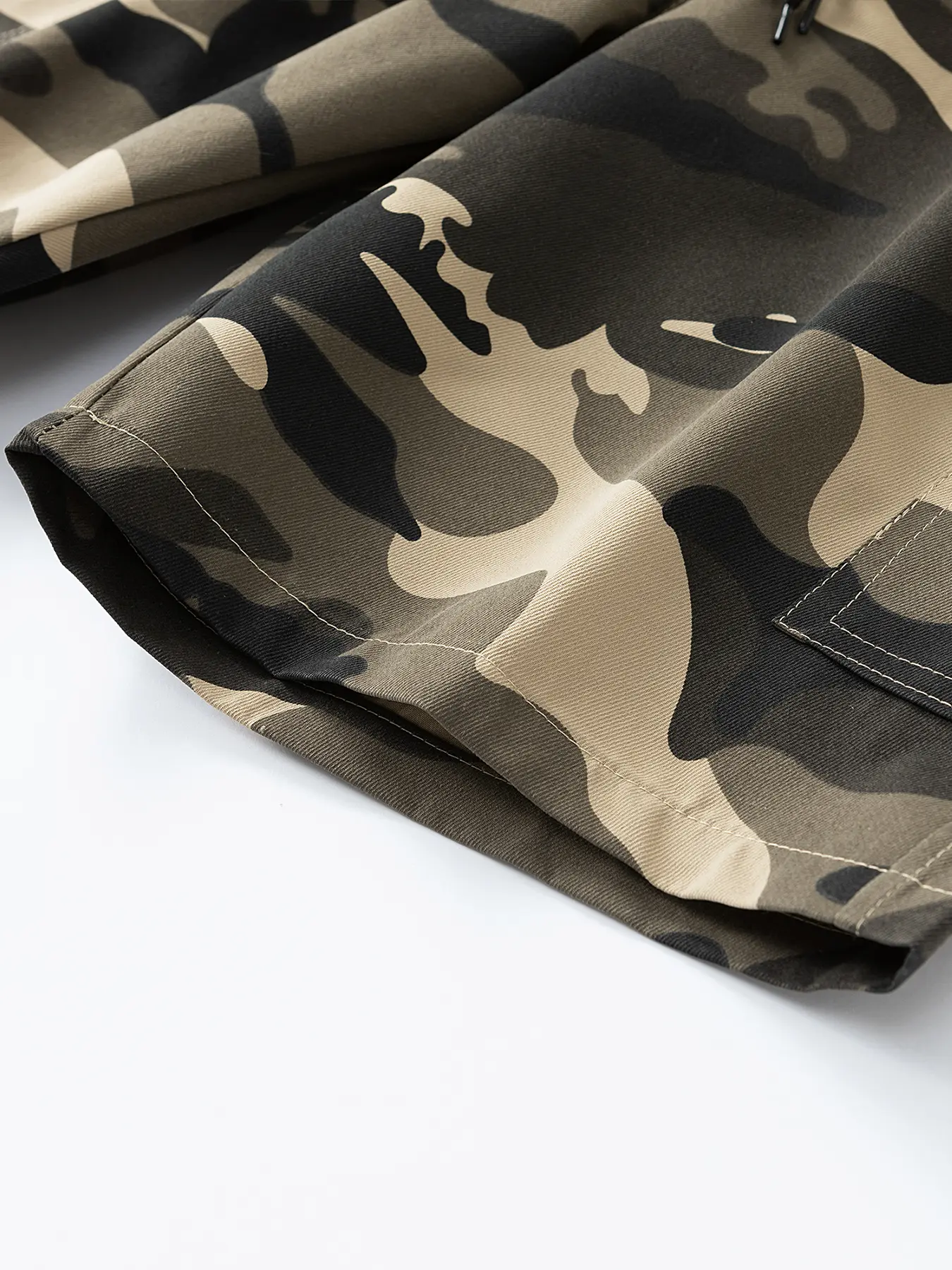 Men&rsquo;s Camouflage Cargo-Style Shorts, Menswear Loose-Fit Summer Bermuda Shorts with Multi-Pockets and Drawstring for Outdoor Casual Wear, Casual Athletic Shorts, Clothes,summervibes