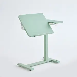 MUSSO AnyDesk D5 Mobile Standing Desk – Height Adjustable 68–108cm, Flippable 0–90° Work Surface, Portable & Ergonomic for Home Office & Bedside Use-C