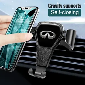 Car Phone Holder Vent Clip for Infiniti Models, Compatible with Qx50, Qx60, Q70l, Qx70, Qx55, Q50, Fx35, Q30, G37, Jx35, G35, Q60, Qx80, Qx30, Esq, G25, G37, Fx37, Fx50, Ex35, Ex25, Ex37