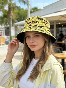 2026 Duck Digital Print Fisherman Hat, Style Versatile Bucket Cap, Outdoor Sun Protection Commute Wear, Cute and Fashionable