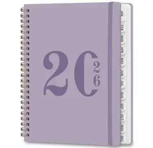 2026 Planner, Weekly and Monthly Calendar Agenda Book, Jan 2026 - Dec 2026, Hardcover Planning Academic Planner for Office School Supplies and Desk Accessories - A5 (6.3'' x 8.5'')