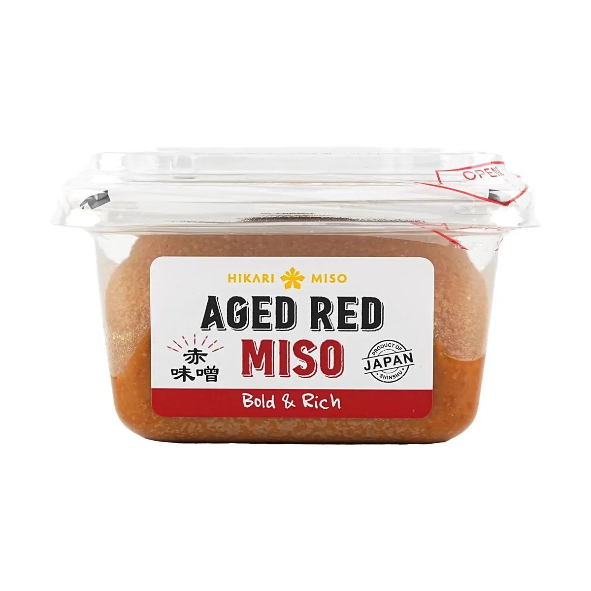 HIKARI Aged Red Miso Paste for Miso Soup & Ramen Broth - Authentic Japanese Umami Flavor (300g)