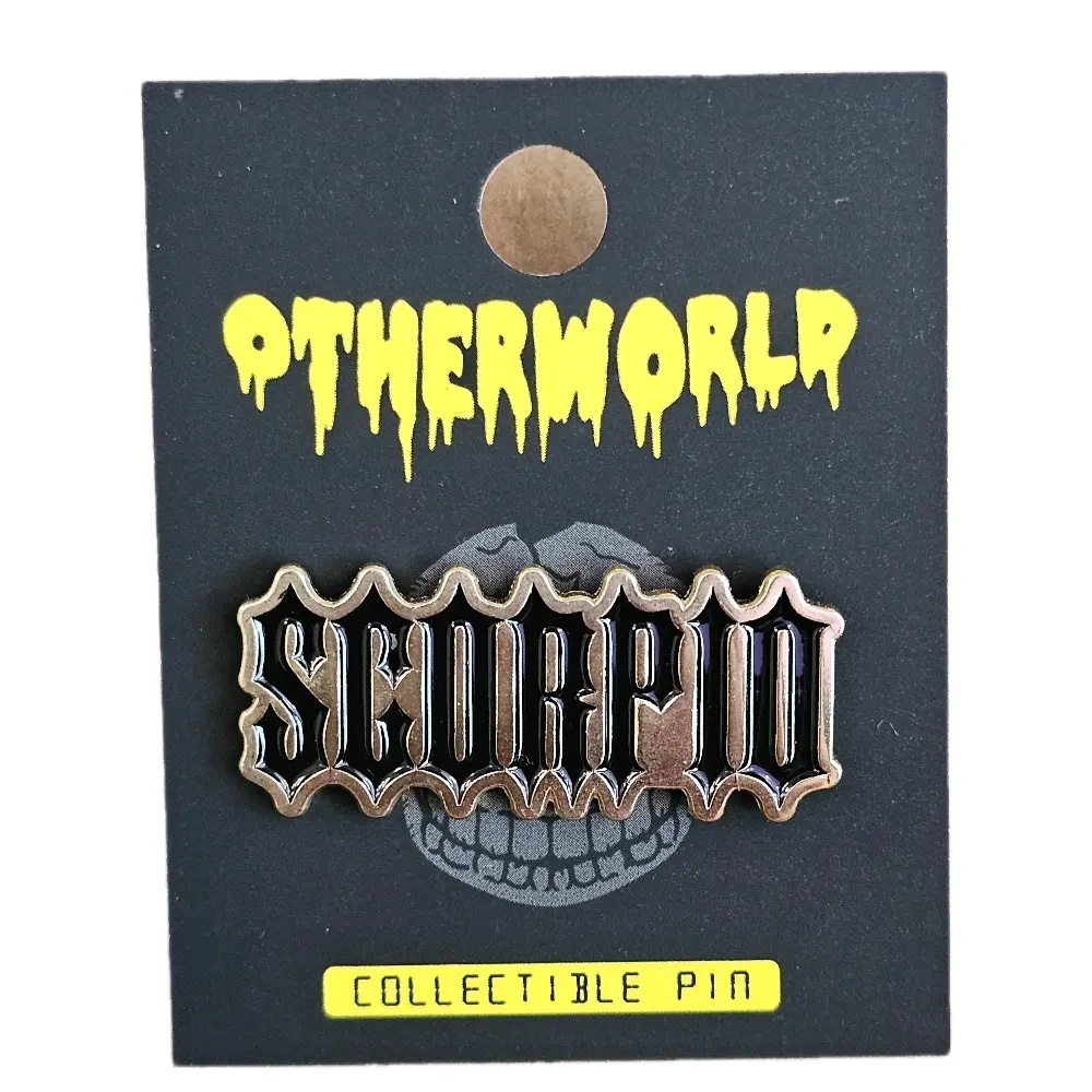 Scorpio Zodiac Soft Enamel Pin - Premium Gloss Finish, Durable, Customizable Options for Hats, Backpacks, and More, High-Quality Material, 1" to 1.5" Size, Single or Double Back Pieces