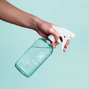Force of Nature Clean Glass Spray Bottle - 16 oz Eco-Friendly Refillable Household Container with Adjustable Nozzle for Cleaning Products Durable Tin