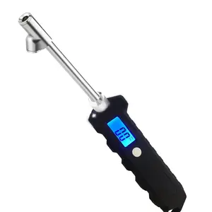 Digital Tire Pressure Gauge 230 PSI Heavy Duty Dual Head Stainless Steel Made for Truck and RV with Backlit LCD and Flashlight Car Accessories