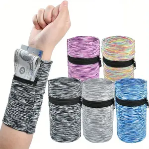 Versatile Zipper Wrist Pouch, Lightweight Arm Band Bag for Men & Women, Ideal for Running, Travel, Daily Use, Carries Keys & Cards