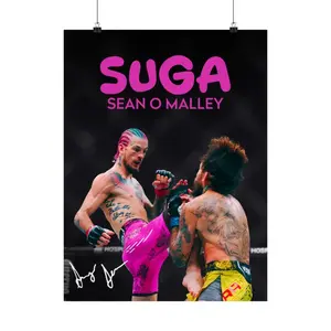Sean O' Malley, SUGA, Poster, UFC 299, Knee Over Chito Vera, UFC Poster,