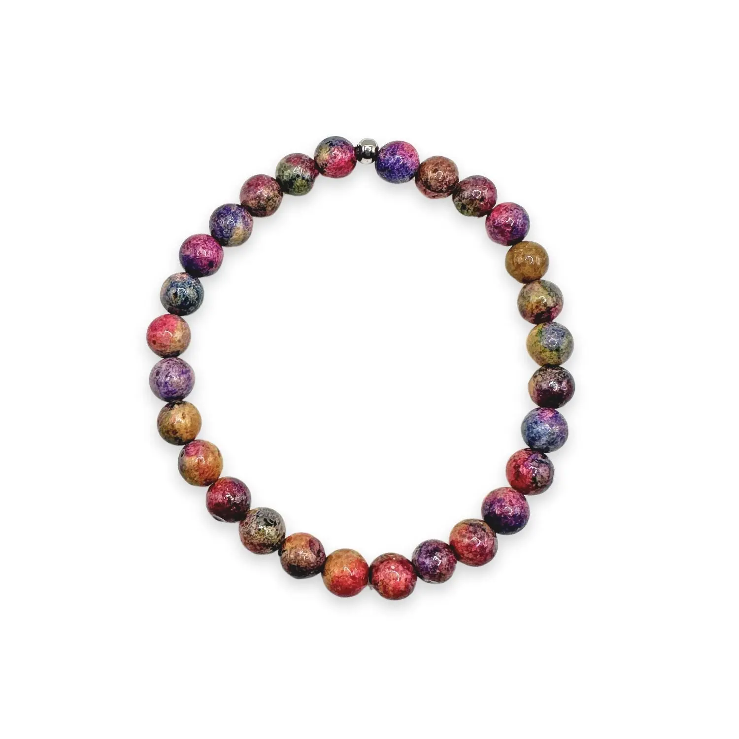 Healing & Nurturing - Rainbow Jasper Mini Stacker Bracelet