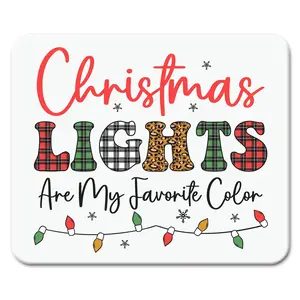 Funny Christmas Mouse Pad, Square Mouse Mat Design with Non-Slip Waterproof Rubber Base Computer Mouse Pads for Wireless Mouse Desktop Computer PC and Laptop, Mousepad Funny Christmas