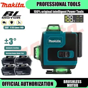 Makita 4D 360° Self-Leveling Alignment Tool for Construction, Renovation, Tile Installation, Cabinetry & Home Improvement Projects
