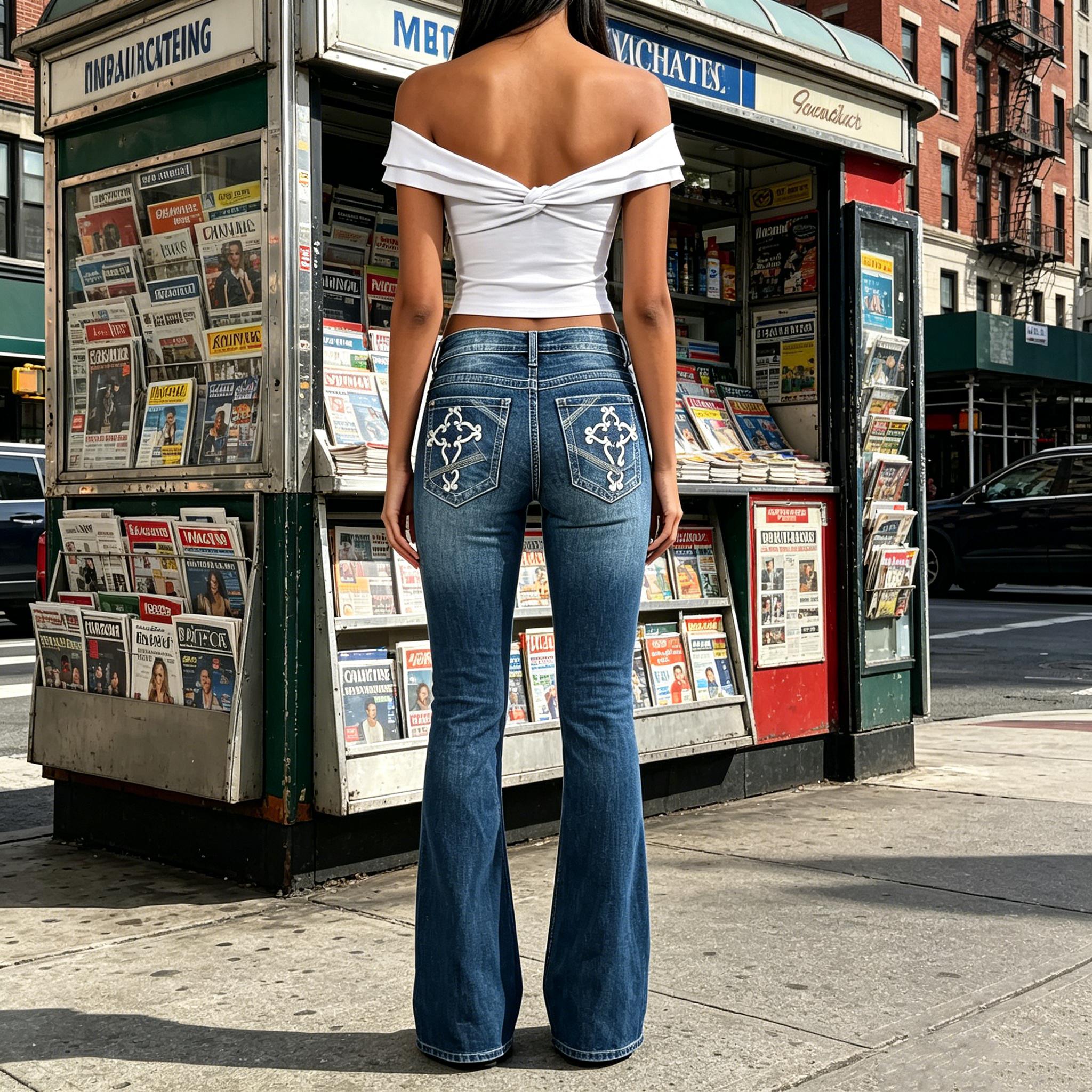 Women's High-Waisted Stretchy Wide-Leg Jeans Flared Bootcut Denim with Pockets Tummy Control & Butt-Lifting Fit Distressed Details Mid-Waist Hip Lift Straight Leg Jeans Embroidered Stretch Slim-Fit Jeans Women's High-Waisted Stretchy Wide-Leg Jeans Flared Bootcut Denim with Pockets Tummy Control & Butt-Lifting Fit Distressed Details Mid-Waist Hip Lift Straight Leg Jeans Embroidered Stretch Slim-Fit Jeans